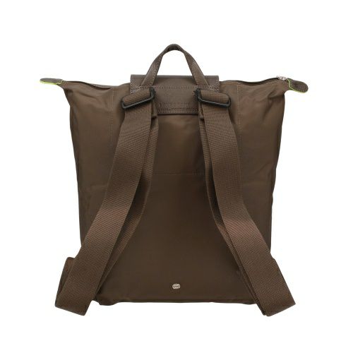 ロンシャン リュックサック レディース LE PLIAGE プリアージュグリーンリュックＭ ブラウン LONGCHAMP 10284 919 813 TERRA