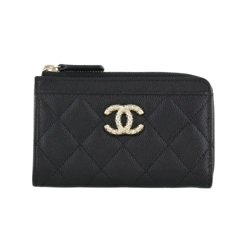 シャネル コインケース レディース ブラック CHANEL AP4091 B16988