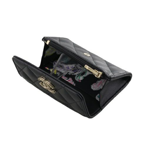 CHANEL ケース ブラック マルチカラー org.jpg