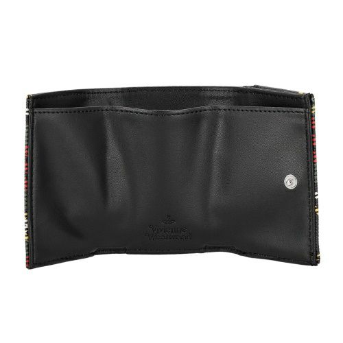 ヴィヴィアンウエストウッド 三つ折り財布 レディース SAFFIANO PRINTED マルチカラー Vivienne Westwood 5115002FW S0022 N302 CHELSEA TARTAN
