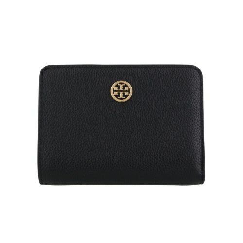 トリーバーチ 二つ折り財布 レディース ロビンソン ブラック TORY BURCH 170348 001 BLACK