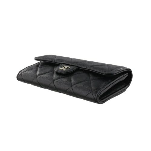シャネル 長財布 レディース ブラック CHANEL AP1000 B10583 C3906 ブラック