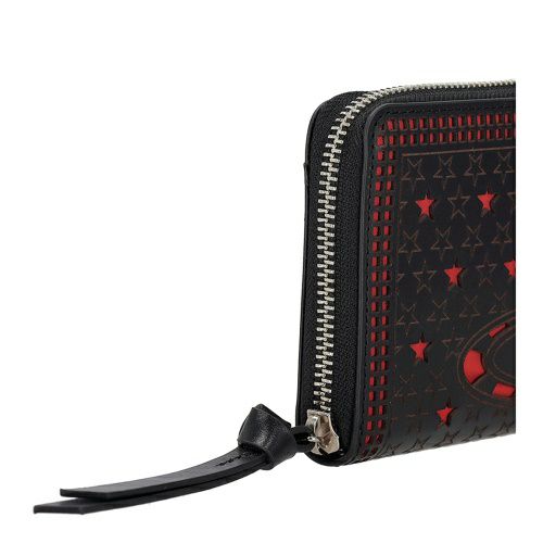 ヴィヴィアンウエストウッド 長財布 レディース LASER CUT LEATHER ブラック Vivienne Westwood 5106005MW L00CP N101 SHINY BLACK/RED