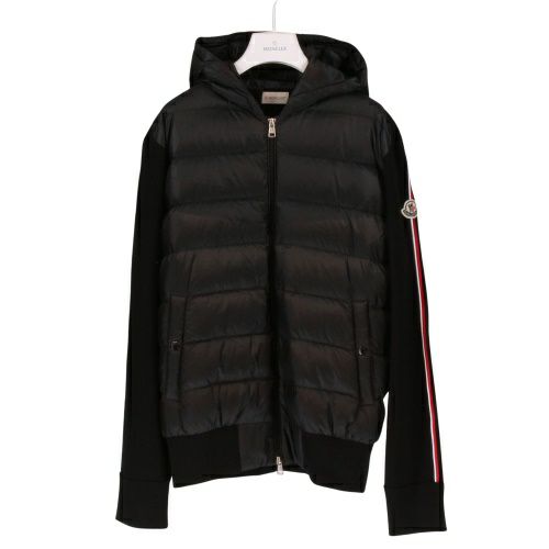 モンクレール カーディガン ブルゾン ニット ダウン アウター メンズ CARDIGAN TRICOT ブラック MONCLER I2 091 9B000 08 M1131 999 BLACK サイズL