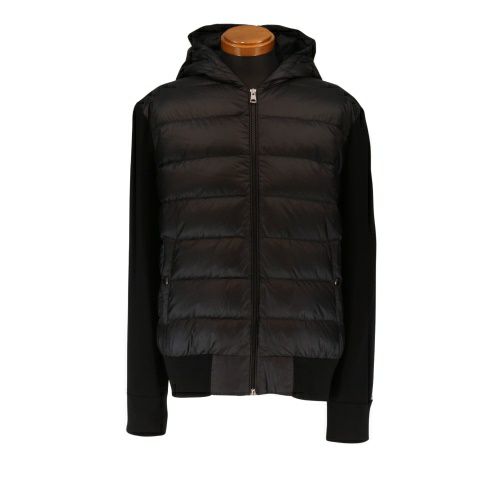 モンクレール カーディガン ブルゾン ニット ダウン アウター メンズ CARDIGAN TRICOT ブラック MONCLER I2 091 9B000 08 M1131 999 BLACK サイズXL