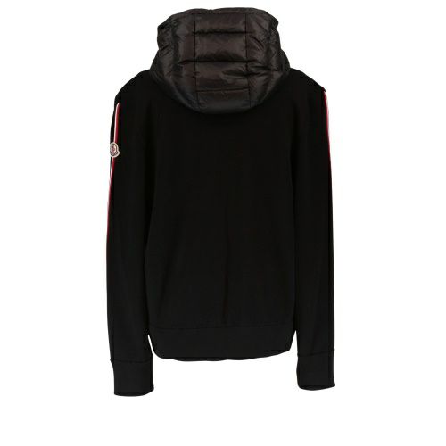 モンクレール カーディガン ブルゾン ニット ダウン アウター メンズ CARDIGAN TRICOT ブラック MONCLER I2 091 9B000 08 M1131 999 BLACK サイズXL