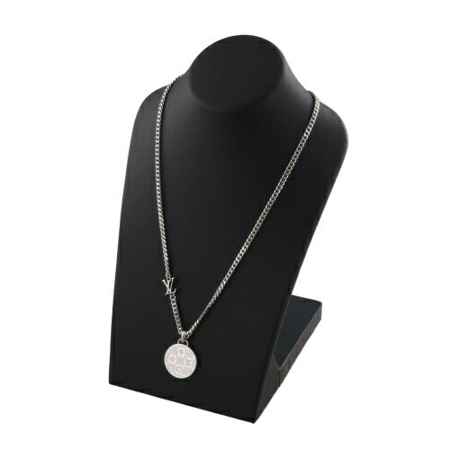 ルイヴィトン ペンダント・ダミエ ステープル シルバー LOUIS VUITTON