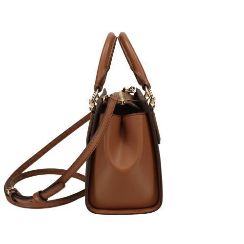 【美品】MICHAEL MICHAEL KORS クロスボディ キャメルマルチ Voyager Large Color-Block Signature Logo Tote Bag in CAMEL MLT