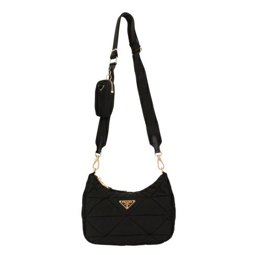 プラダ ショルダーバッグ レディース TESSUTO QUILTING ブラック PRADA 1BC151 V D9M RDJN F0632 NERO 1