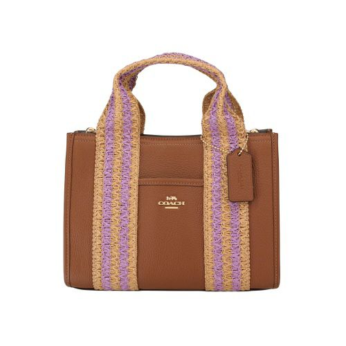 コーチ アウトレット ハンドバッグ レディース ストロー ウェビング スミス トート バッグ 24 ブラウン COACH OUTLET CBG91 IMR0 IMR