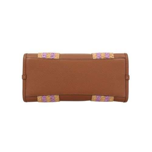 コーチ アウトレット ハンドバッグ レディース ストロー ウェビング スミス トート バッグ 24 ブラウン COACH OUTLET CBG91 IMR0 IMR