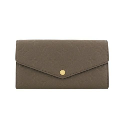 ルイヴィトン 長財布 モノグラムアンプラント ポルトフォイユ・サラ グレー LOUIS VUITTON M25909 スモークグレー