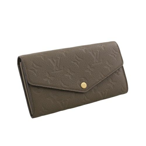 ルイヴィトン 長財布 モノグラムアンプラント ポルトフォイユ・サラ グレー LOUIS VUITTON M25909 スモークグレー