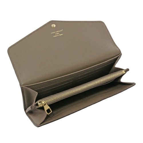 ルイヴィトン 長財布 モノグラムアンプラント ポルトフォイユ・サラ グレー LOUIS VUITTON M25909 スモークグレー