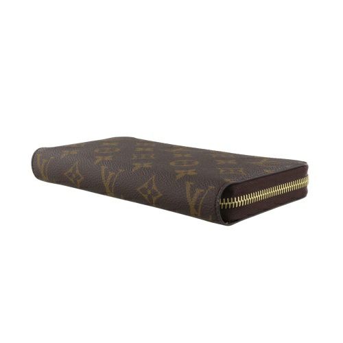 ルイヴィトン 長財布 モノグラム ジッピー・ウォレット ブラウン LOUIS VUITTON M27030 Monogram Iced Gold