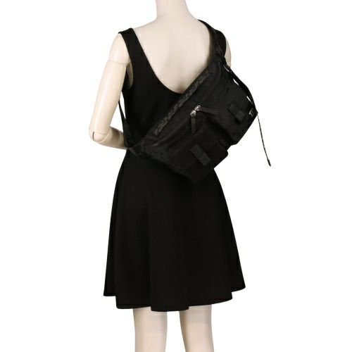 マリメッコ ボディバッグ レディース SLING BAG M UNIKKO ウニッコ ブラック marimekko 94617 999 BLACK/BLACK