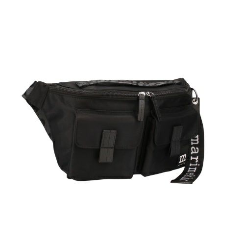 マリメッコ ボディバッグ レディース SLING BAG M SOLID ブラック marimekko 94618 009 BLACK