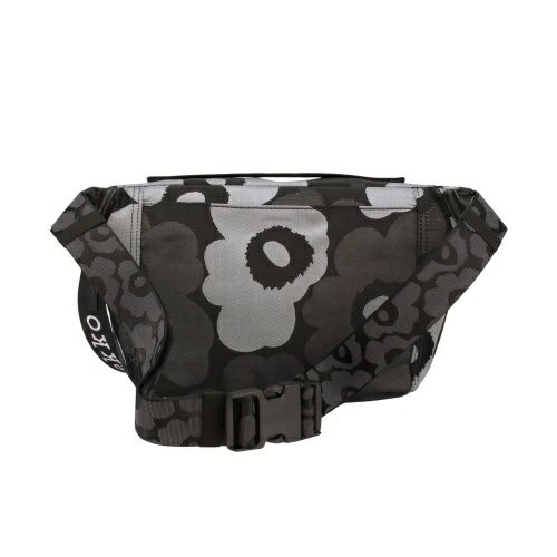 マリメッコ ボディバッグ レディース SLING BAG M UNIKKO ウニッコ ブラック marimekko 94810 990 Grey/Dark Grey/Black