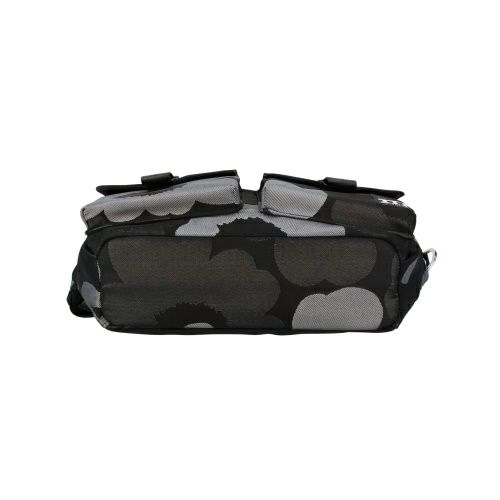 マリメッコ ボディバッグ レディース SLING BAG M UNIKKO ウニッコ ブラック marimekko 94810 990 Grey/Dark Grey/Black