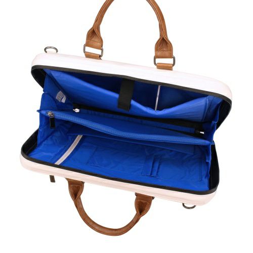 フルボ ビジネスバッグ メンズ VERSO briefcase Black FRB026 ホワイト Furbo FRB026 WH/BR
