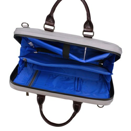フルボ ビジネスバッグ メンズ VERSO briefcase Black FRB026 グレー Furbo FRB026 GY/DBR