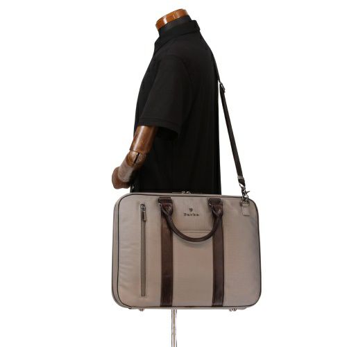 フルボ ビジネスバッグ メンズ VERSO briefcase Black FRB026 グレー Furbo FRB026 GY/DBR