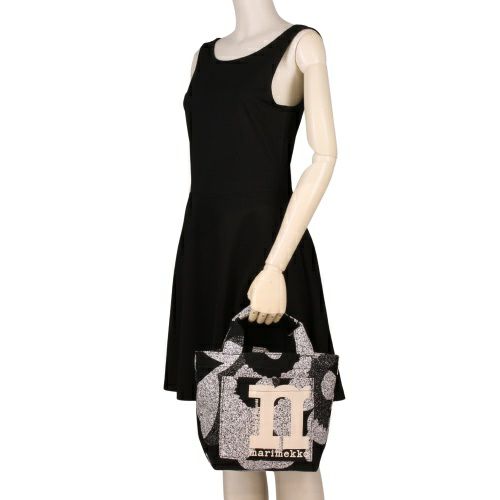 マリメッコ ハンドバッグ レディース MONO MINI TOTE UNIKKO ウニッコ ブラック marimekko 94579 910 Black/White