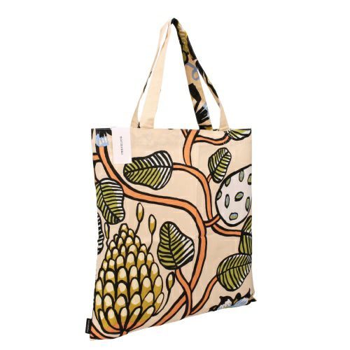 マリメッコ トートバッグ レディース TIARA BAG グリーン marimekko 74584 820 Sand/Warm Or/Green