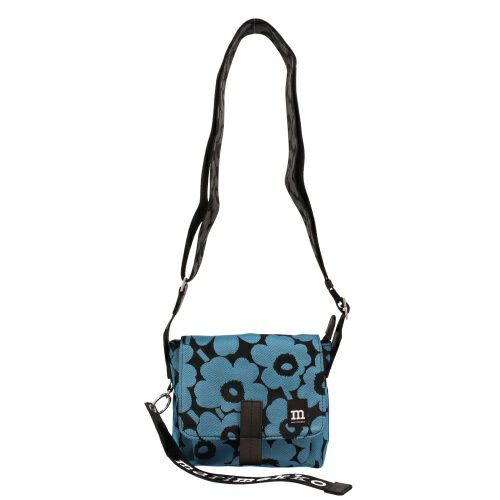 マリメッコ ショルダーバッグ レディース MINI MESSENGER UNIKKO ブルー marimekko 94607 590 Blue/Black