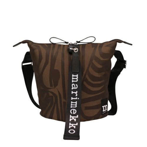 マリメッコ ショルダーバッグ レディース CARRY ALL JOKURAITA ブラウン marimekko 94611 880 Brown/Dark Brown