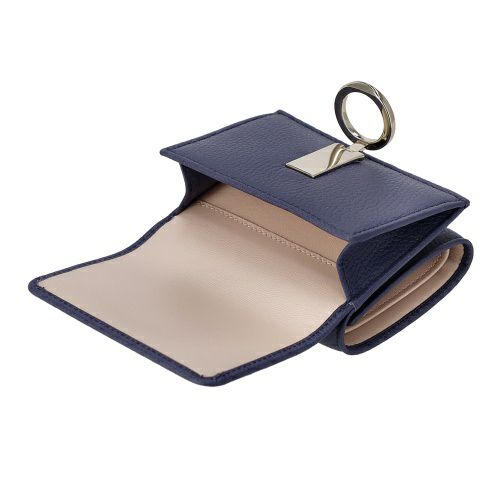 ブルガリ 三つ折り財布 レディース ブルー BVLGARI 292966 Blue Dark