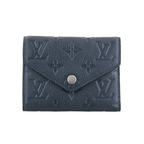 ルイヴィトン 三つ折り財布 モノグラム アンプラント ポルトフォイユ・ヴィクトリーヌ ブルー LOUIS VUITTON M26472 シマリーインク
