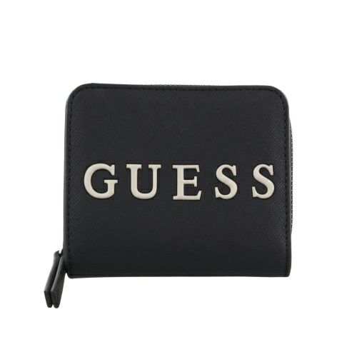 ゲス 二つ折り財布 レディース BI FOLD WALLET ブラック GUESS BB903941 BLACK MULTI