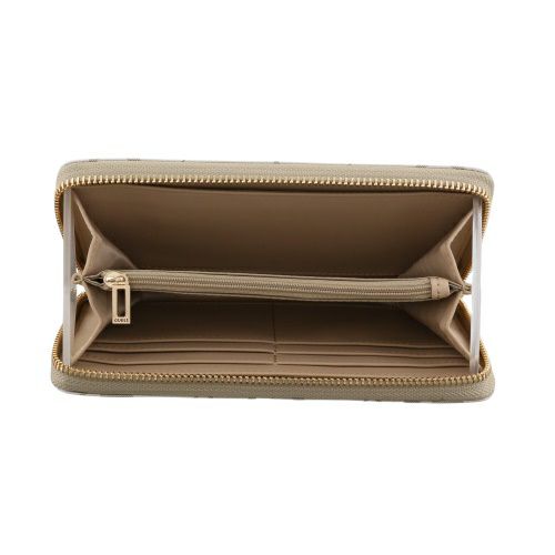 ゲス 長財布 レディース OAK PARK / Large Zip Around ホワイト GUESS G8238599 STONE