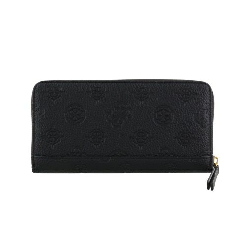 ゲス 長財布 レディース IZZY peony debossed / Large Zip Around ブラック GUESS P9209599 BLACK