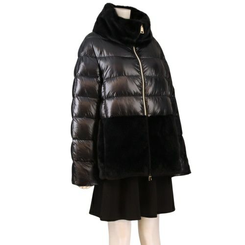 ヘルノ ダウンジャケット レディース ブラック HERNO PI001933D 12017Z