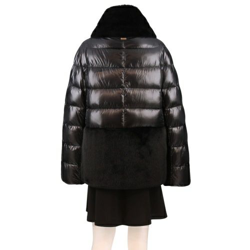 ヘルノ ダウンジャケット レディース ブラック HERNO PI001933D 12017Z 9300 サイズ40