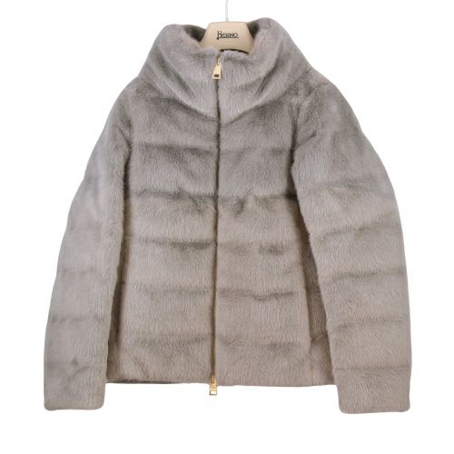 ヘルノ ダウンジャケット レディース グレー HERNO PI001935D 12630 9406 ライトグレー サイズ40