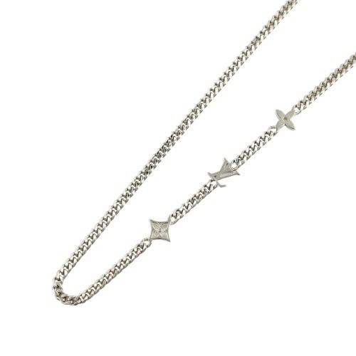 ルイヴィトン ネックレス・モノグラム ロウ シルバー LOUIS VUITTON