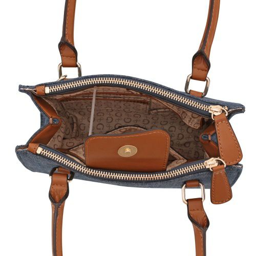 ゲス ショルダーバッグ レディース RODNEY ブルー GUESS DE792605