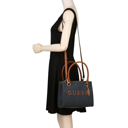 ゲス ショルダーバッグ レディース RODNEY ブルー GUESS DE792605 DENIM