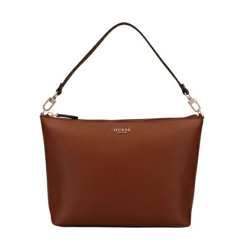 ゲス トートバッグ レディース AMORETTE 2 IN 1 TOTE ブラウン GUESS