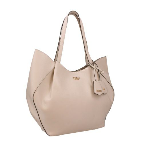 ゲス トートバッグ レディース AMORETTE 2 IN 1 TOTE ベージュ GUESS