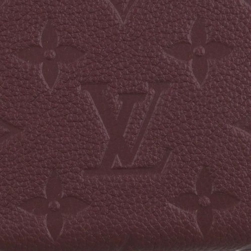 ルイヴィトン 長財布 モノグラム アンプラント ポルトフォイユ・クレマンス レッド LOUIS VUITTON M25815 グレナレッド
