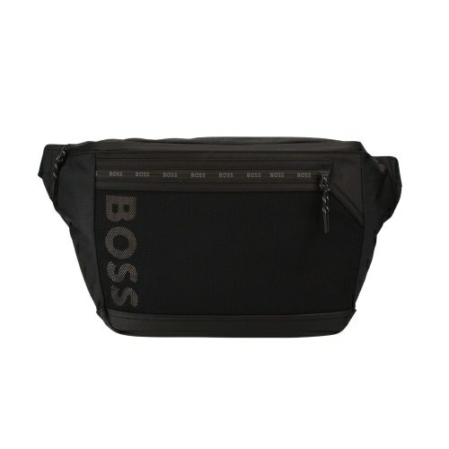 ヒューゴボス ボディバッグ メンズ ONSET BELT BAG ブラック BOSS 50552745 001 BLACK