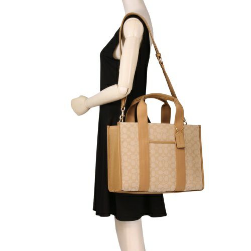 コーチ アウトレット トートバッグ レディース ベージュ COACH OUTLET CAK367 IMOT4