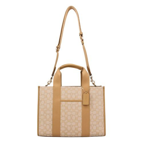 コーチ アウトレット トートバッグ レディース ベージュ COACH OUTLET CAK367 IMOT4