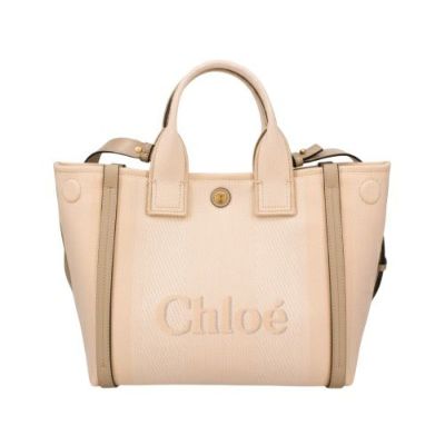 クロエ ショルダーバッグ レディース CHLOE CARRY SMALL TOTE ベージュ