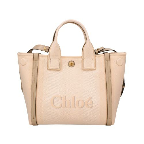 クロエ トートバッグ レディース WOODY SMALL TOTE ベージュ CHLOE  