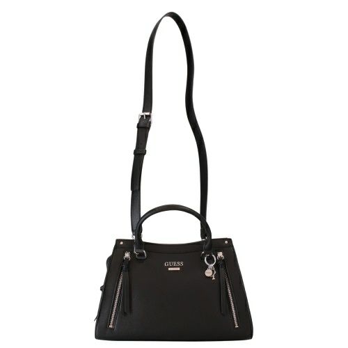 ゲス ショルダーバッグ レディース WRENLEY SATCHEL ブラック GUESS EE984407 BLACK